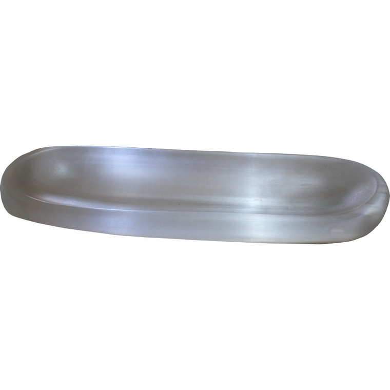 Oval Selenite Plate Approx.16Lx5Dx2H