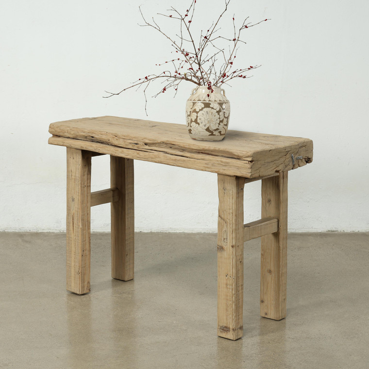 Seaside Slab Console-46"Wide Weathered Natural