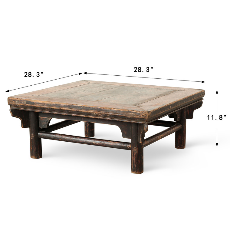Vintage Coffee Table with original lacquer  28.3x28.x11.8H