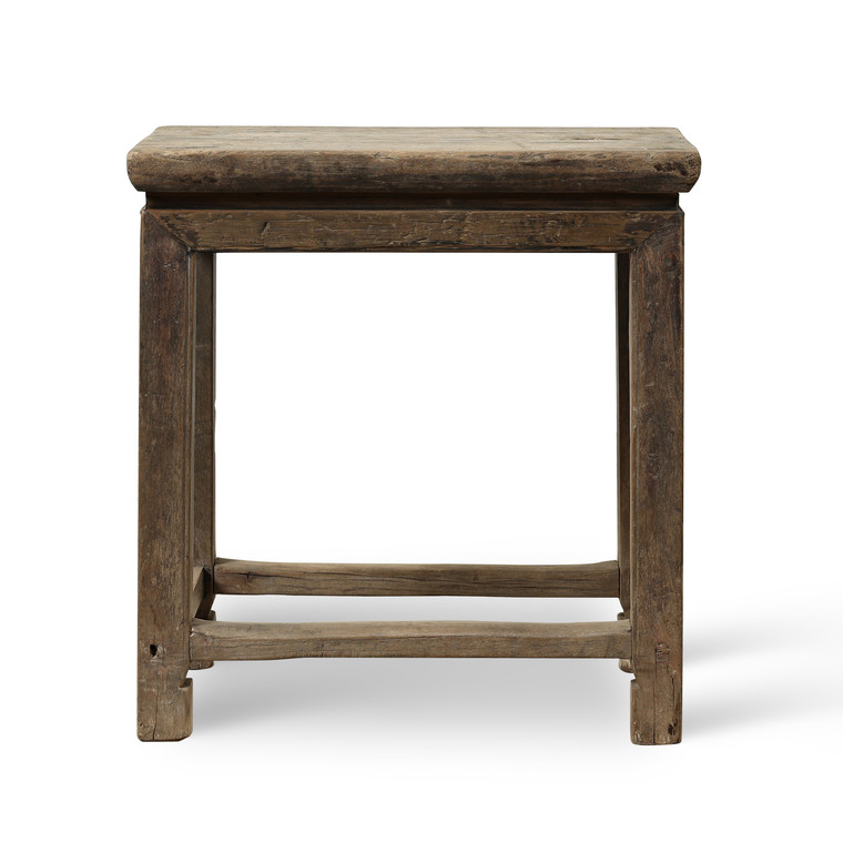 Approx. 18-20 Inches Wide Vintage Rectangular Table Weathered Natural (finish & size vary)