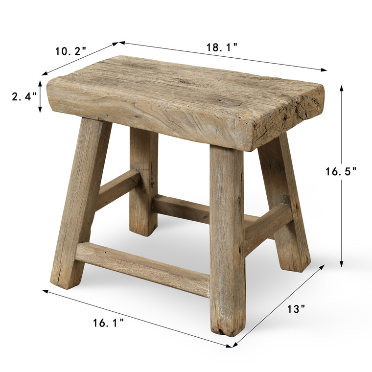 Vintage Accent Table Approx.18.1" Wide 10.2" Deep 16.5" High