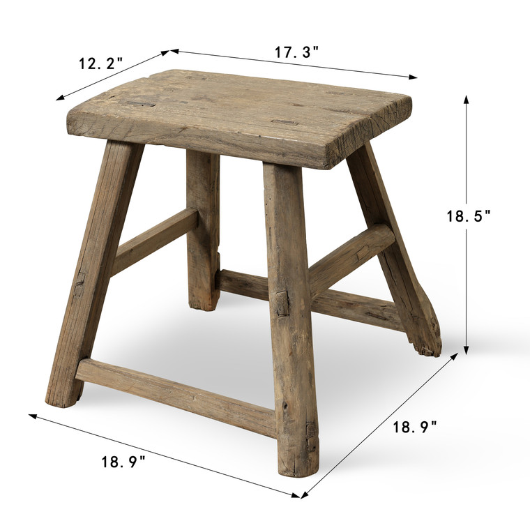 Vintage Accent Table Approx.17.3 Inches Wide 12.2" Deep 18.5" High