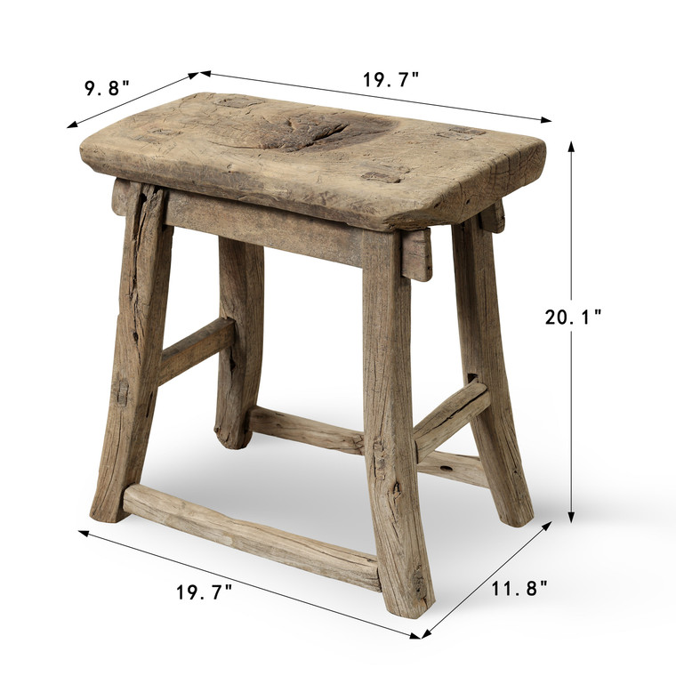 Vintage Accent Table Approx.19.7 Inches Wide 9.8" Deep 20.1" High