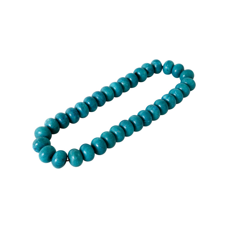 Aqua Blue Marble Bead 1x1x12