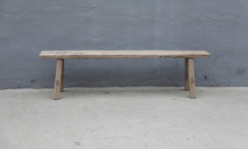 Farmhouse Solid Wood Noodle Bench - Low Profile Entryway, Dining, Or End-of-Bed Bench, Multiple Sizes