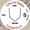 Cobra Hot Staples SV-06  V-Pattern 6mm