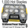 Cobra Hot Staple Kit - 10 Types CK-14 (1000 Staples)