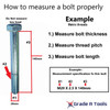 Fastener Bar Bolt Kit-Metric- EZ-II -Upgrade only A