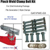 Chief  Frame machine Pinch Weld Clamp Bolt Kit - Generation 3 A