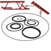 Replacement lift ram Seal Kit for Chief Stream Liner  frame machine