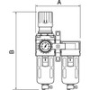 Prevost TB CSM203 MicroFilter with Regulator for Paintbooth