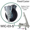 Car O Liner and Draw A liner Pull Tower Front Fixed casters 2B