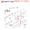 Chief Genesis Extended Side Hole Clip 23mm X 50mm - 790330