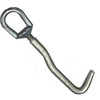 Small Flat Nose Sheet Metal Hook, Swivel