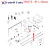 Chief Genesis Extended Side Hole Clip 35mm X 50mm - 790372