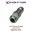 Prevost ERP076251 1/4'' High Flow Male Plug M-Style