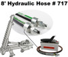 Draw A liner pulling tower 8' Hydraulic Hose - 10 ton pull rating for a car o liner frame racks b2