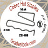 Cobra Hot Staples ZS-08 ZS-Pattern 8mm