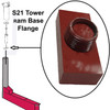 Place view for Chief Frame Machine Tower Base Ram Flange S21 for the bottom of ram cylinder