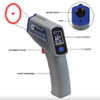 Mastercool 52224A Infrared Thermometer with Laser -3