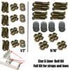 Star-A-Liner Deluxe Anchoring Bolt Kit - Full kit