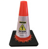 Electric Vehicle High Voltage Caution Sign - Cone Collar-5