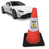 Electric Vehicle High Voltage Caution Sign - Cone Collar-8