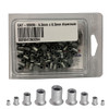 5.3mm x 8.5mm Self Piercing Rivets, 100/Box
