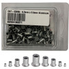 5.3mm x 9.5mm Self Piercing Rivets, 100/Box