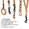 Cone Collar Chain and Connector kit - EV - Designated stall F