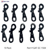 Plastic Safety Chain Spring Loaded Plastic Snap Connector - Hook j