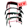 Innovative Single-Sided Mobile Bumper Storage Rack A