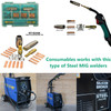Steel MIG Torch Consumable Kit - Compatible w/ Prospot Green Handle C