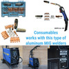 Aluminum MIG Torch Consumable Kit - Compatible w/ Prospot Blue Handle C