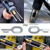 AlMg3  Aluminum Dent Pulling Rings Keys - Straight & Twisted C