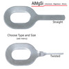 AlMgSi  Aluminum - Silicon  Dent Pulling Rings Keys - Straight & Twisted A