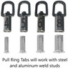 Pull Ring Tab Loops - Dent Puller and weld studs - Key Aluminum &  Steel B Pull Ring Tab Loops - Dent Puller and weld studs - Key Aluminum &  Steel B