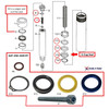 Seal Kit for Zinko 10 ton Hydraulic Ram Cylinder 106T & 1010T D