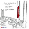 Hydraulic Tower Ram Cylinder for Chief EZ-25 Frame machine  C