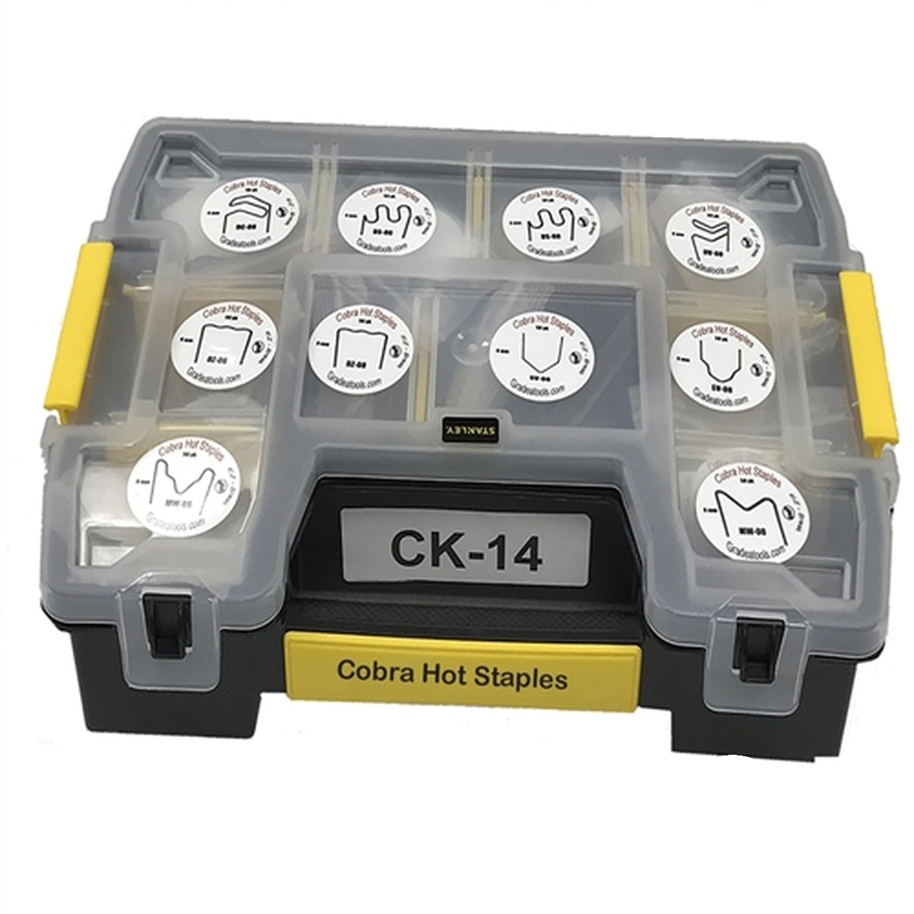 Cobra Hot Staple Kit - 10 Types CK-14 (1000 Staples)