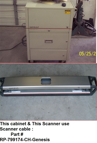 Replacement Chief Genesis Laser Scanner Cable - 9 to 9 Pin