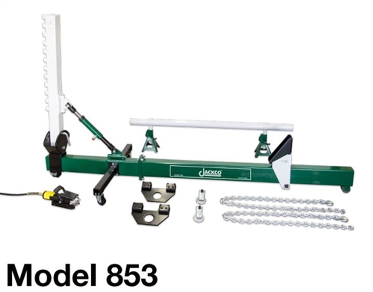 Jackco 853 10ton Body Straightener - Swivel Type/Hydraulic Pump