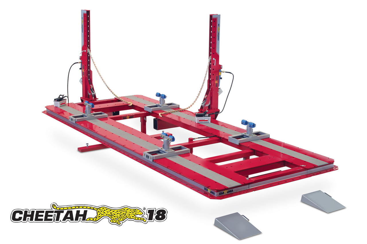 18' Star-A-Liner Cheetah II 2 Tower Frame Machine with Hydraulics 9011180