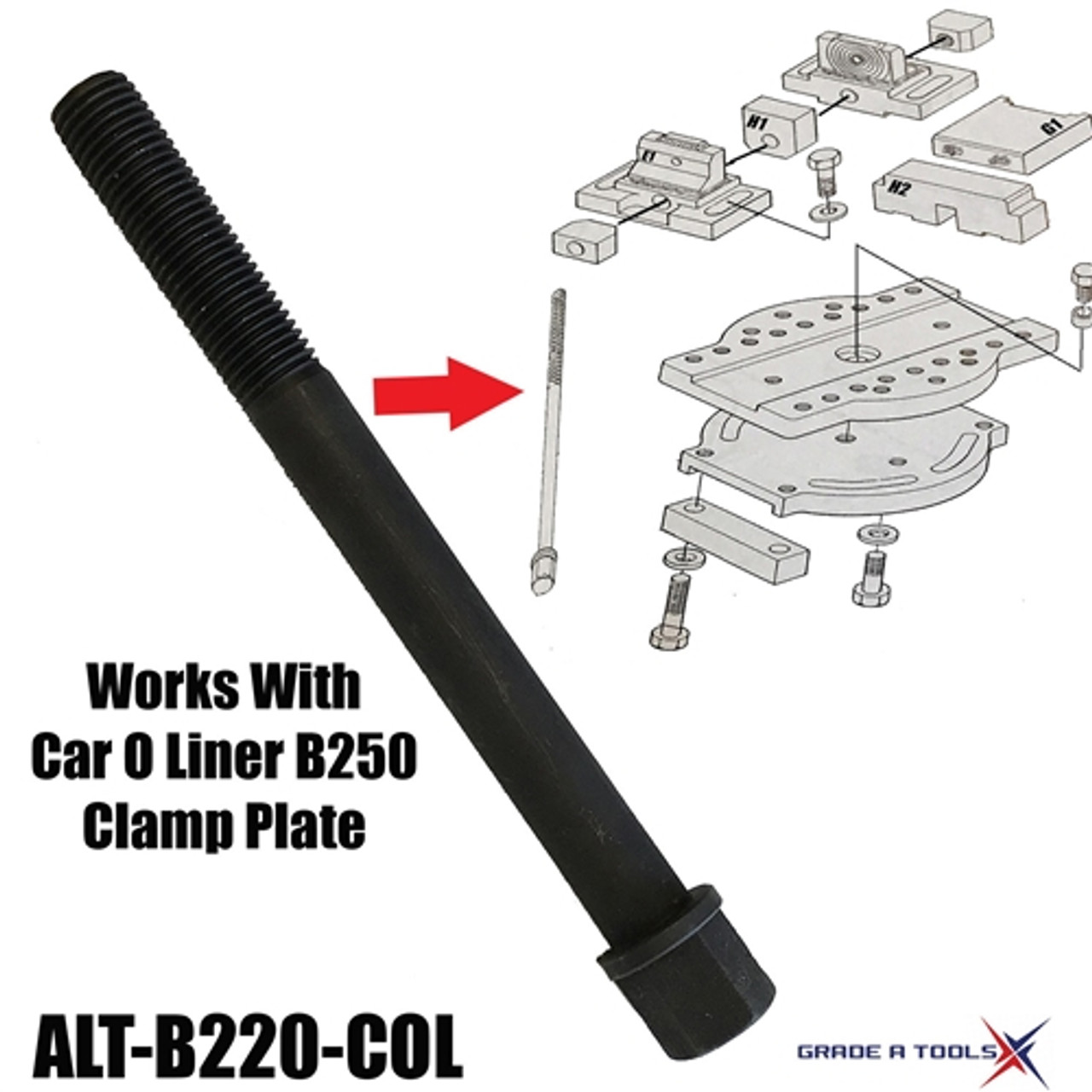 220mm Bolt for car o liner frame machine  truck anchoring clamp  j2 220mm Bolt for car o liner frame machine  truck anchoring clamp  j2