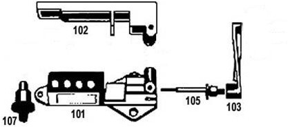 Morgan DT-105 Trimeezer Replacement Shaft
