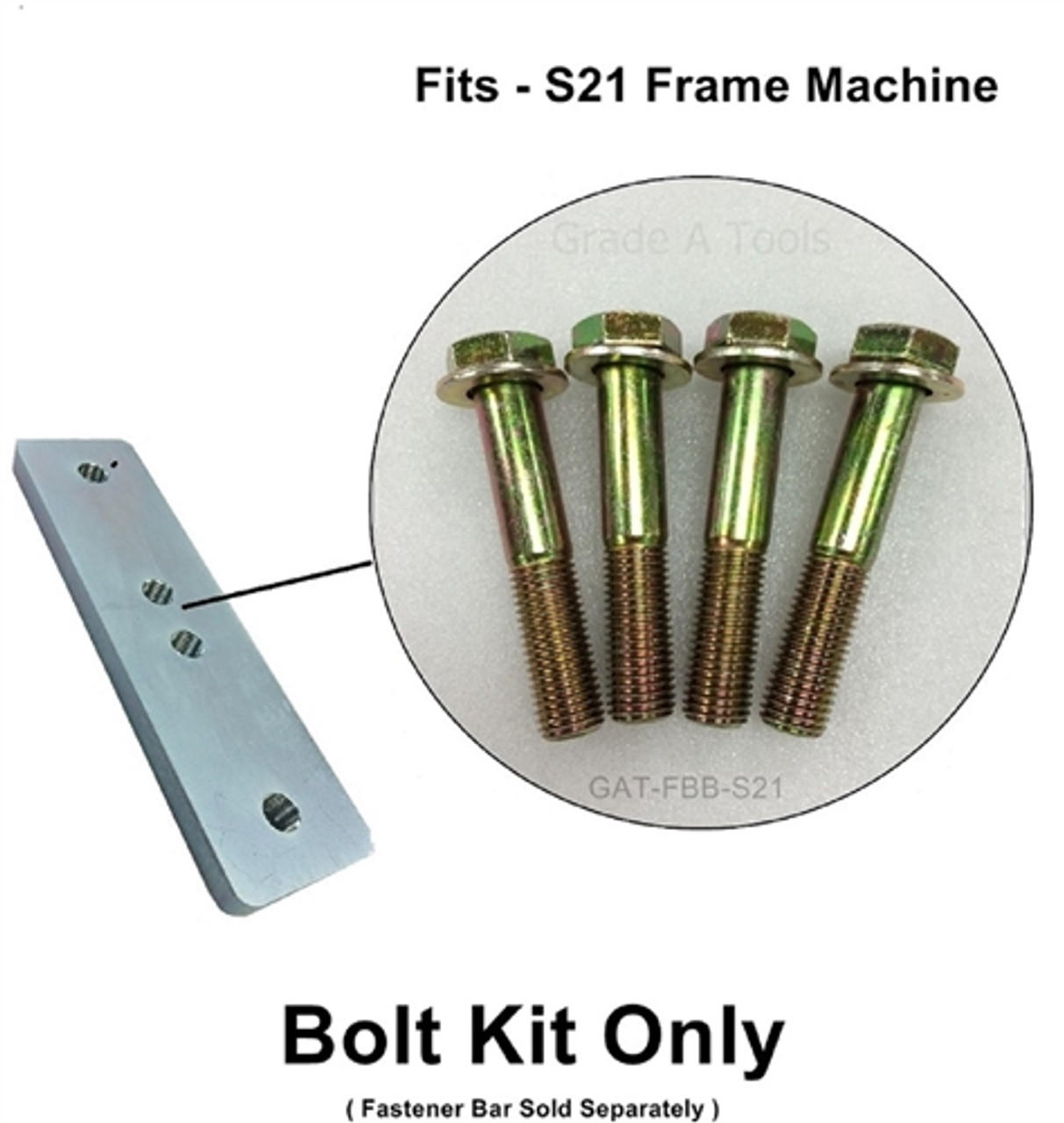 Fastener Bar Bolt Kit for S-21 Chief