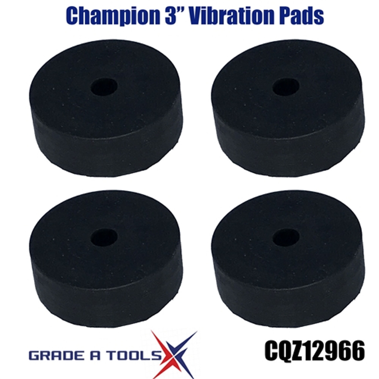 Champion CQZ12966 Vibration Isolator Pad Set, 3"