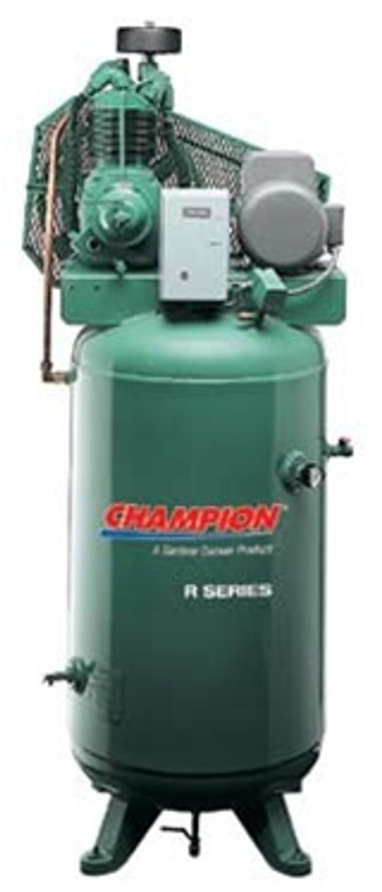 Champion VR5-12 5 HP 120gal Vertical Tank Simplex Air Compressor