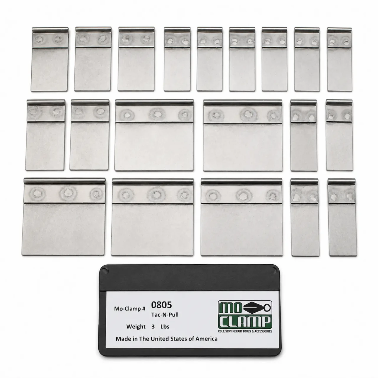 Mo-Clamp 0805 Tac-N-Pull Pull Plate Kit | 20-Piece Replacement
