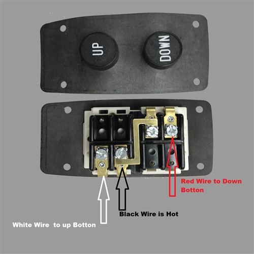 Chief Frame Machine  Up and Down  switch cord, Diagram